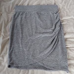 Maternity Friendly Tulip Skirt GAP Gray
